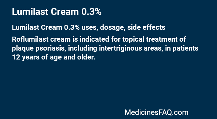 Lumilast Cream 0.3%