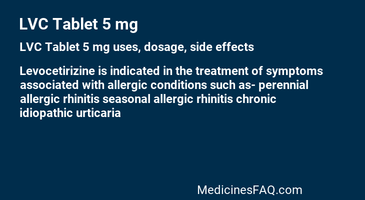 LVC Tablet 5 mg