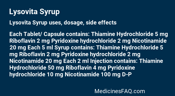 Lysovita Syrup