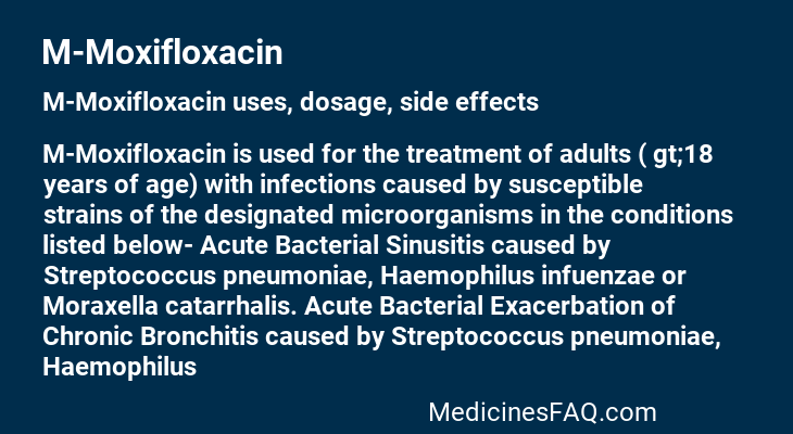 M-Moxifloxacin