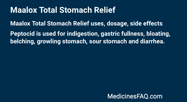 Maalox Total Stomach Relief