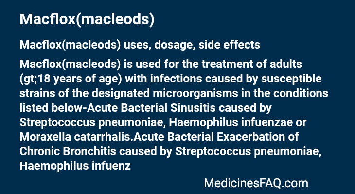Macflox(macleods)