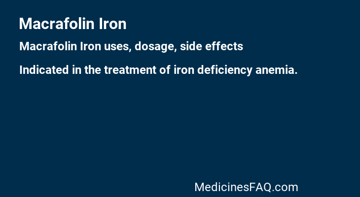 Macrafolin Iron