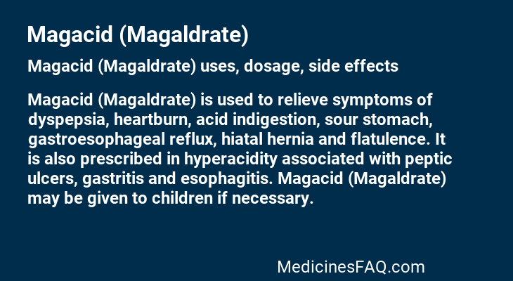Magacid (Magaldrate)