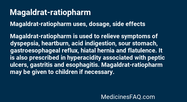 Magaldrat-ratiopharm