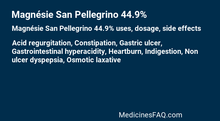 Magnésie San Pellegrino 44.9%