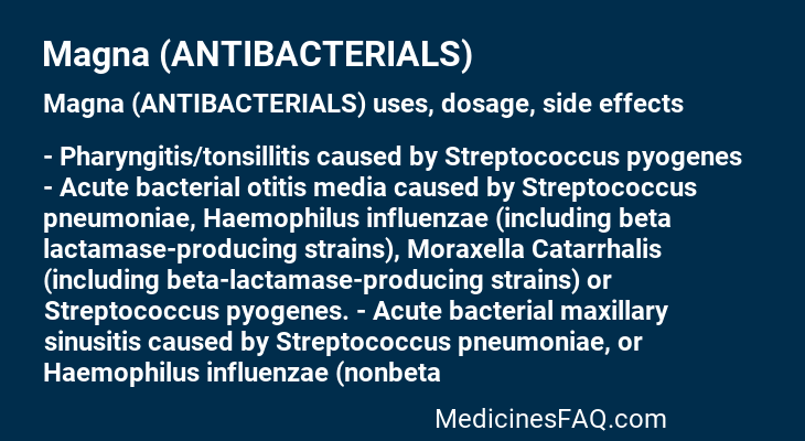 Magna (ANTIBACTERIALS)