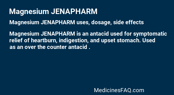 Magnesium JENAPHARM