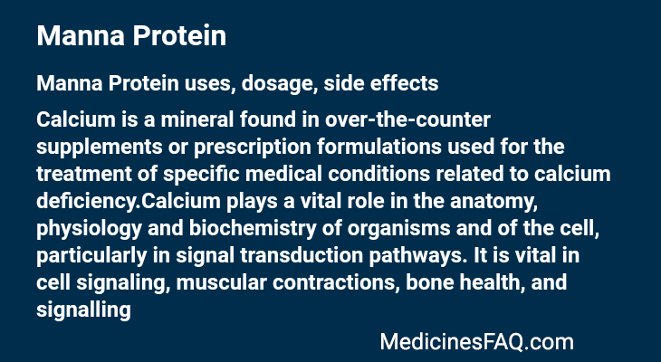 Manna Protein