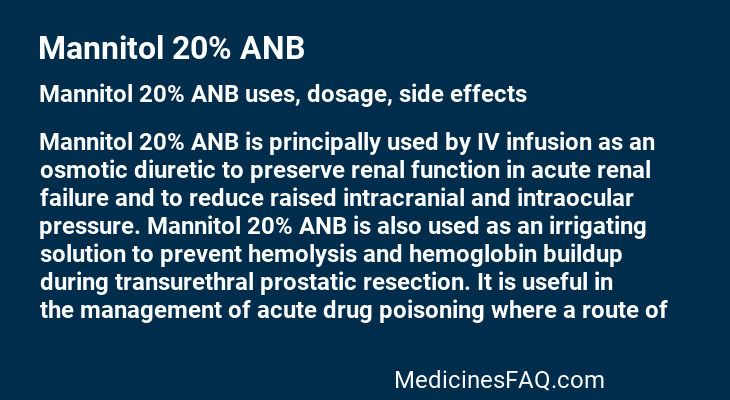 Mannitol 20% ANB