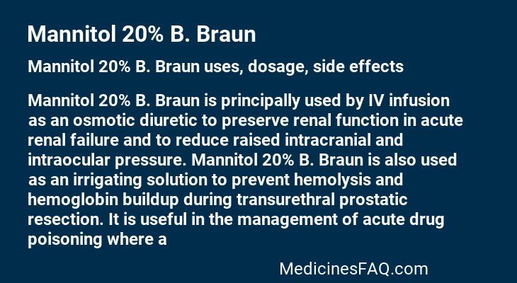 Mannitol 20% B. Braun