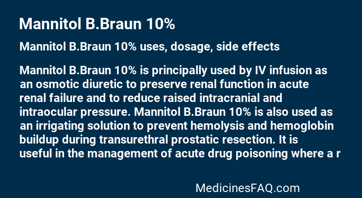 Mannitol B.Braun 10%