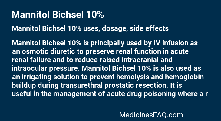 Mannitol Bichsel 10%