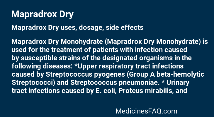 Mapradrox Dry