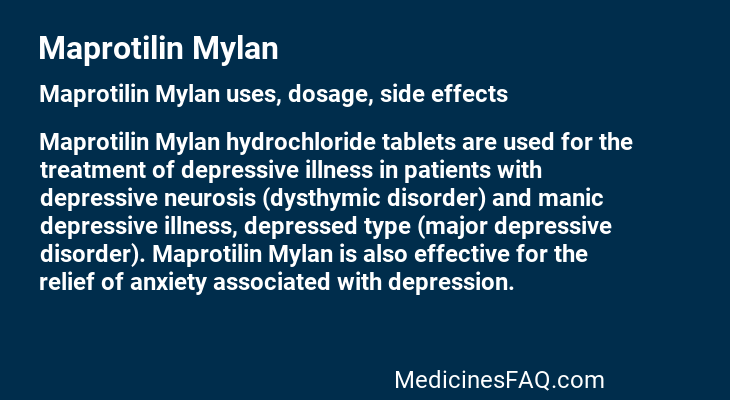 Maprotilin Mylan