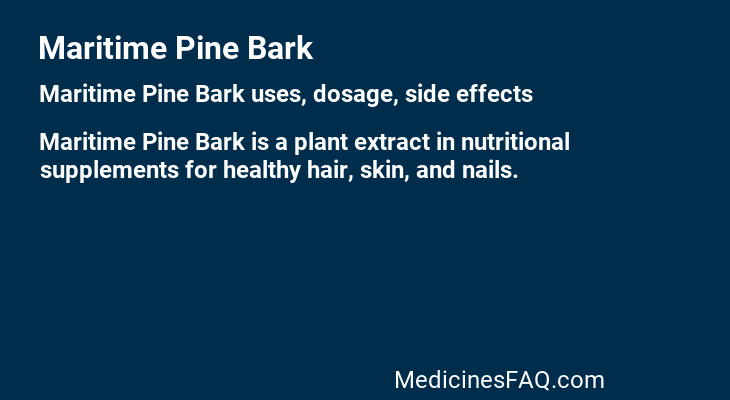 Maritime Pine Bark