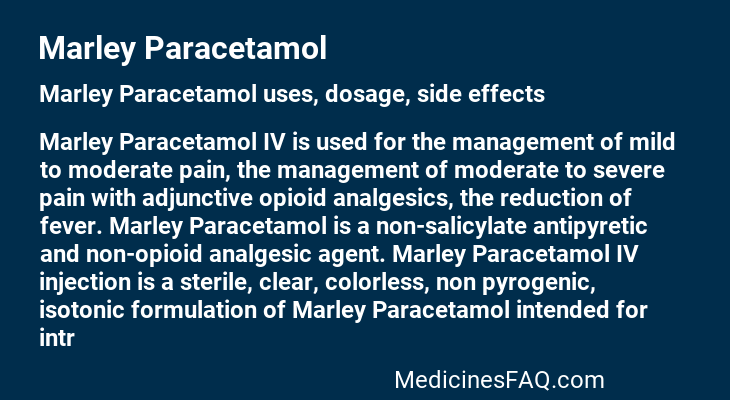 Marley Paracetamol