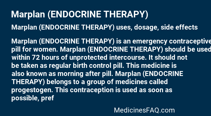 Marplan (ENDOCRINE THERAPY)