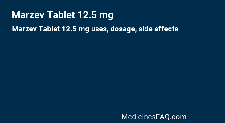 Marzev Tablet 12.5 mg