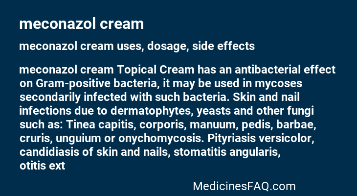 meconazol cream