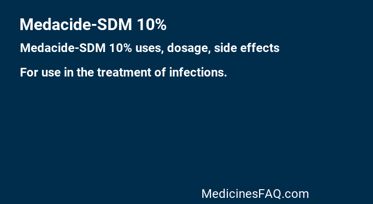 Medacide-SDM 10%