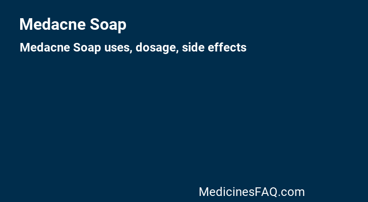 Medacne Soap