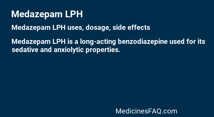 Medazepam LPH