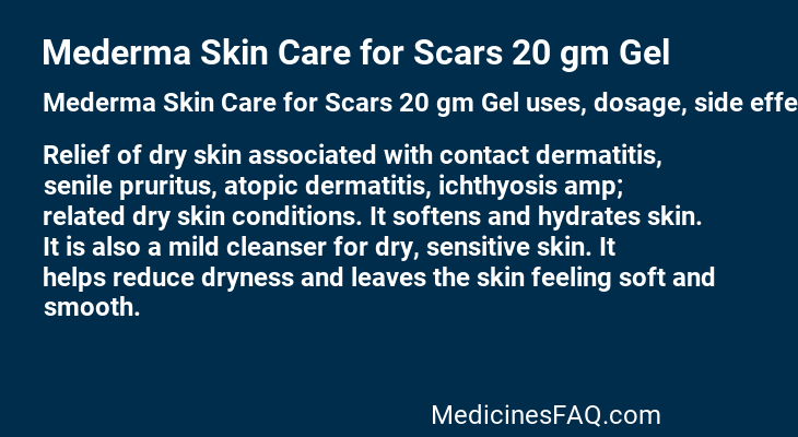 Mederma Skin Care for Scars 20 gm Gel