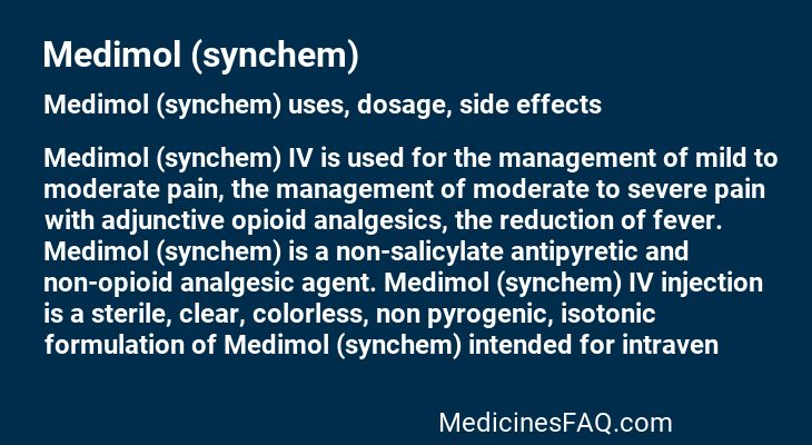 Medimol (synchem)
