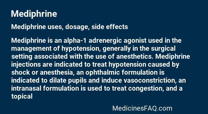 Mediphrine