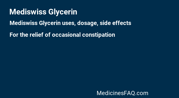 Mediswiss Glycerin