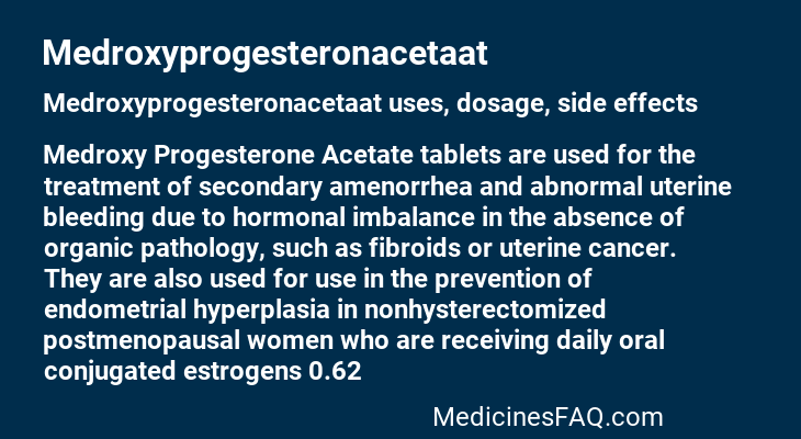Medroxyprogesteronacetaat