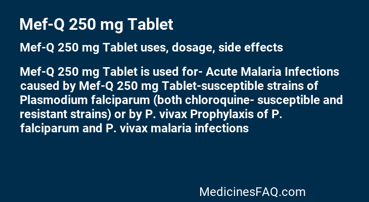 Mef-Q 250 mg Tablet