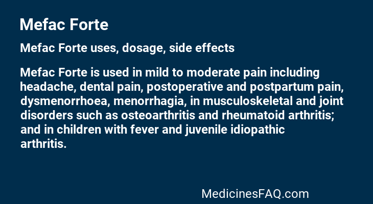 Mefac Forte