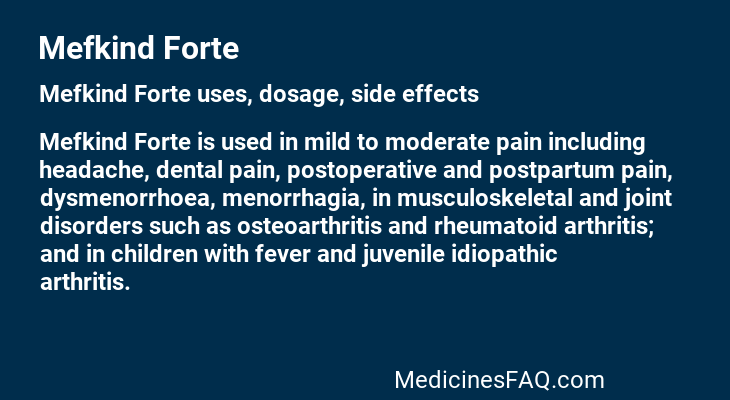 Mefkind Forte