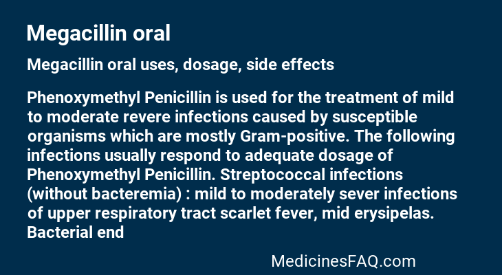 Megacillin oral