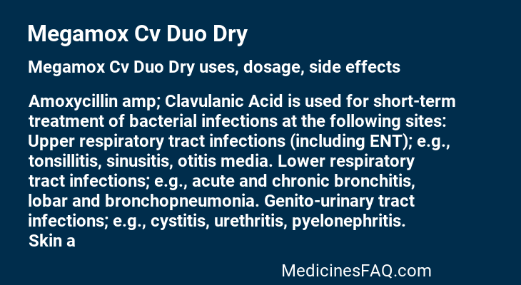 Megamox Cv Duo Dry