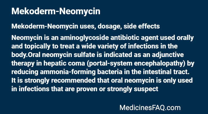 Mekoderm-Neomycin