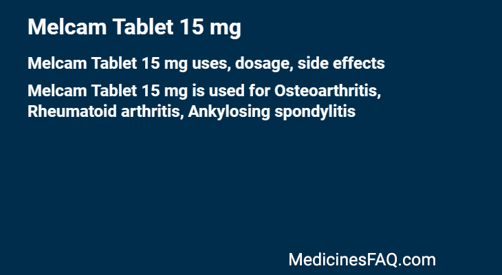 Melcam Tablet 15 mg