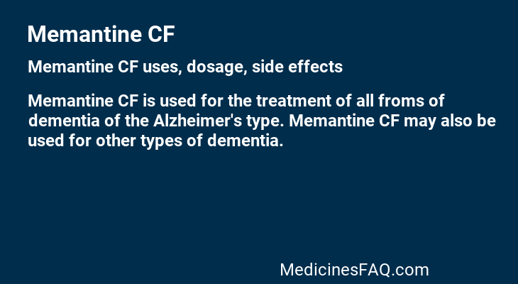 Memantine CF