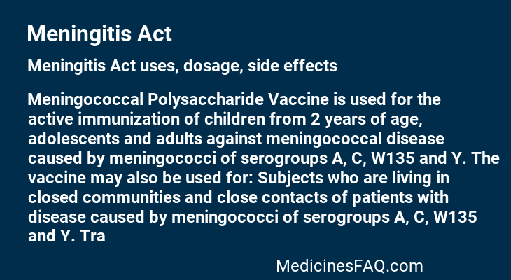 Meningitis Act