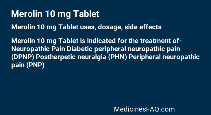 Merolin 10 mg Tablet