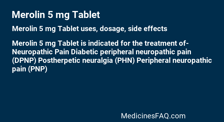 Merolin 5 mg Tablet