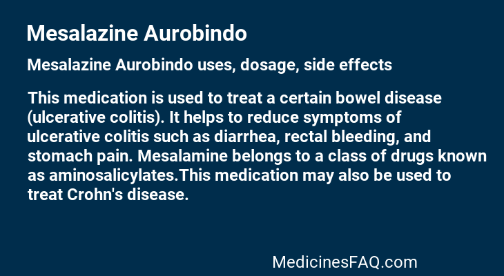 Mesalazine Aurobindo