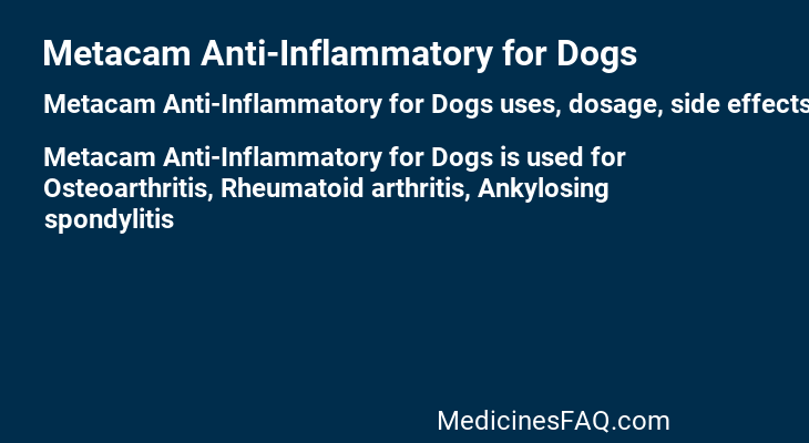 Metacam Anti-Inflammatory for Dogs
