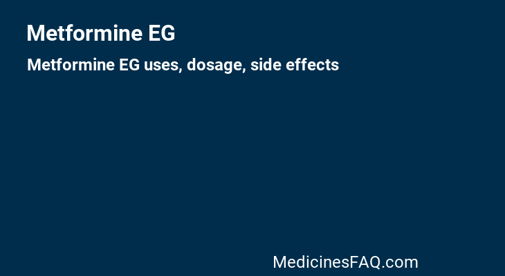 Metformine EG