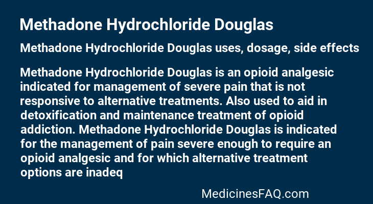 Methadone Hydrochloride Douglas