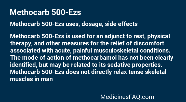 Methocarb 500-Ezs