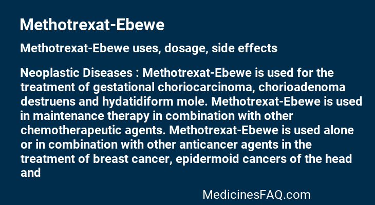 Methotrexat-Ebewe