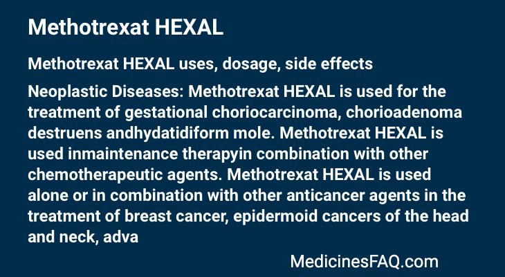 Methotrexat HEXAL